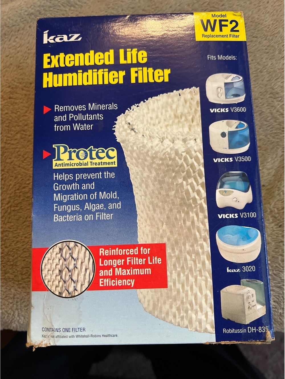 Kaz WF2 Extended Life Humidifier Filter Replacement